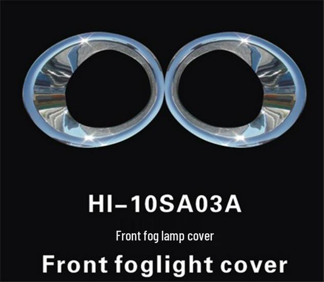 10-12 Hyundai Santa Fe Headlight Frame & Taillight Cover with Fog Lights