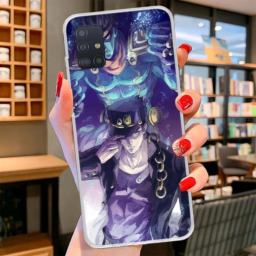 JoJo Bizarre Adventure Cover Phone Case For Samsung Galaxy A12 A22 A32 A52 A72 A02S Phone Case Note 20 Ultra 10 S10 Plus A51 A71