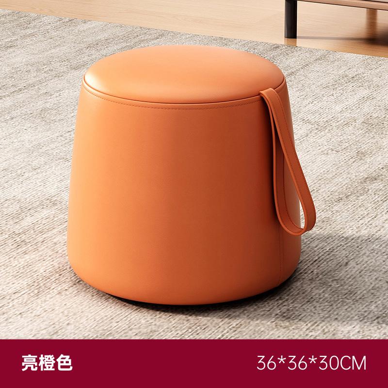 Портативный пуф с узором гусиная лапка из ткани Nordic небольшой табурет для прихожей пуф для гостиной педальный диван пуф креативный пуф круглый табурет 8660₽