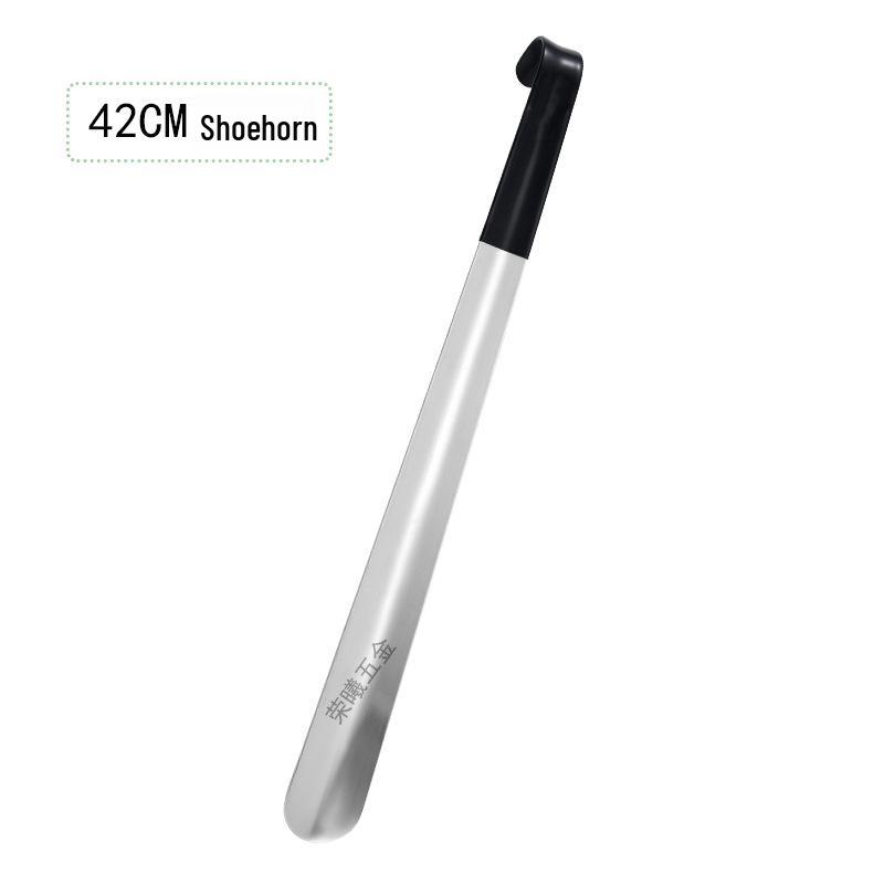 42CM Nerezová ocel Plastem potažená Lžíce na boty - Snadný Nástroj pro Obouvání/Zouvání pro Těhotné Ženy