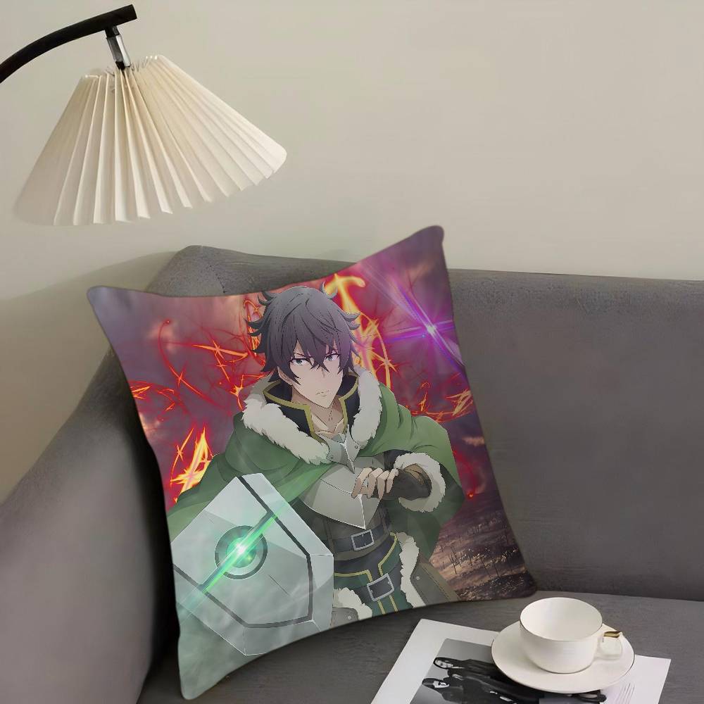 The Rising Of The Shield Hero Pillow Gift Home Office Decoration Pillow Bedroom Sofa Car Cushion CoverPillow Case