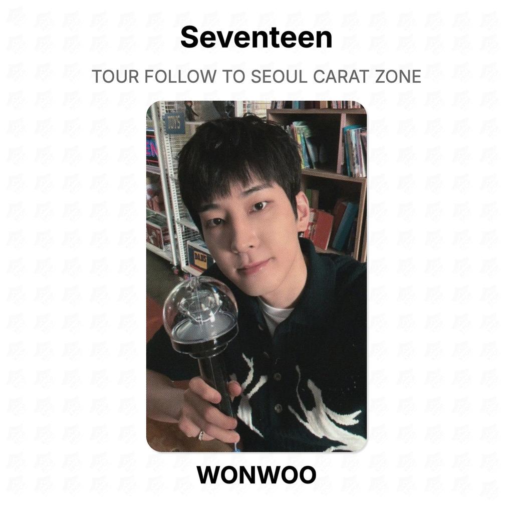 Seventeen TOUR FOLLOW TO SEOUL CARAT ZONE Official Photocard