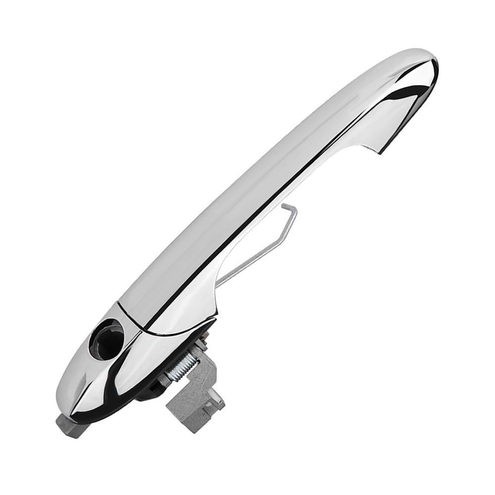 Chrome Door Handle Door Outside Opener for 500 2012-2018 Left Hand Drive Only Outer Handle Swap Left