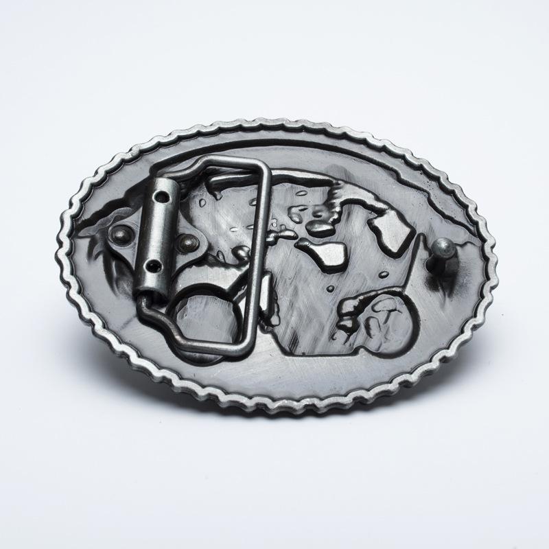 Zinc Alloy Wolf Head Belt Buckle - Western Cowboy Style