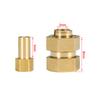 4Pcs Brass Wheels Hex Hub Extenders 7mm with Nuts for 1/24 RC Crawler SCX24 Bronco C10 Gladiator AX24 Upgrade Parts