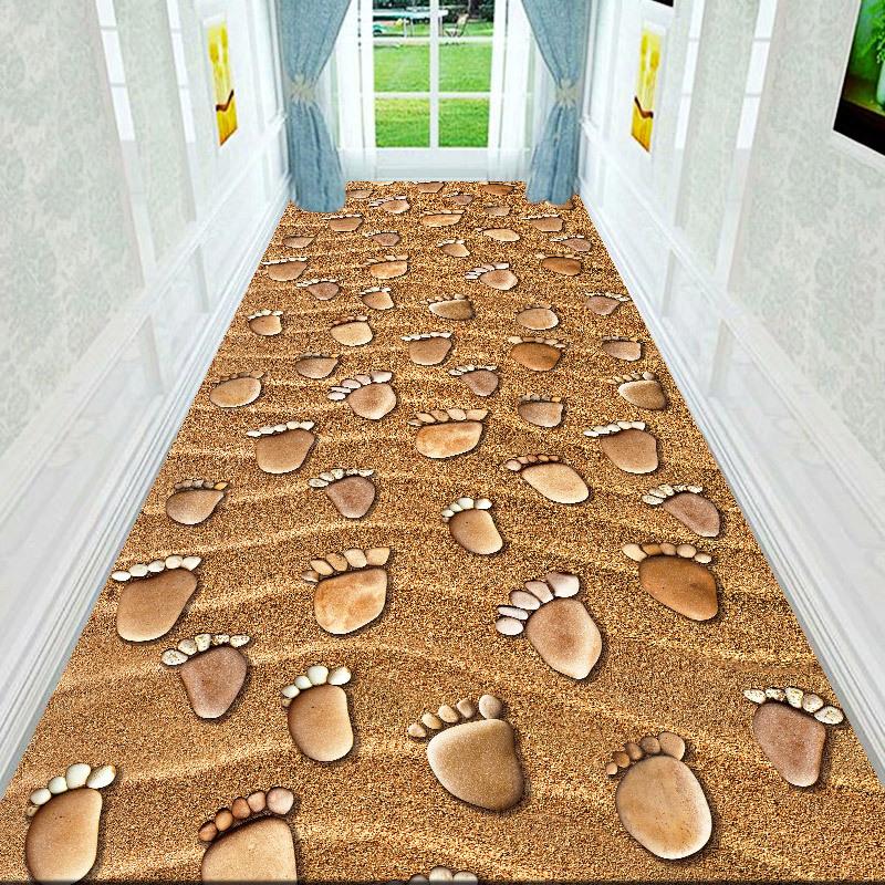 Tappeto Lungo da Corridoio Giardino Verde Percorso Tappeto Lungo Decorazione Soggiorno Corridoio Casa Tappetini Antiscivolo Ingresso Moderno Lusso Tappeto Decorazione