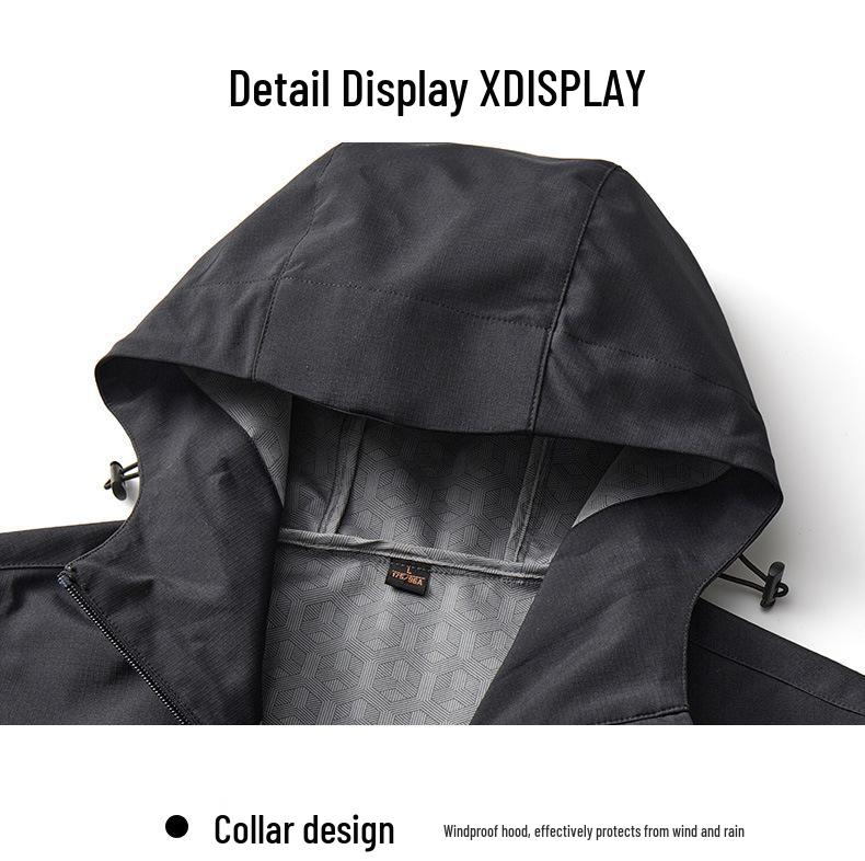 Bird House Waterproof Softshell Hooded Jacket - Unisex Outdoor Spring/Autumn Sports Wear for Couples