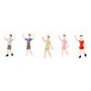 Architectural Model People DIY Crafting Sand Table Miniature Paintable Tiny Figurines for