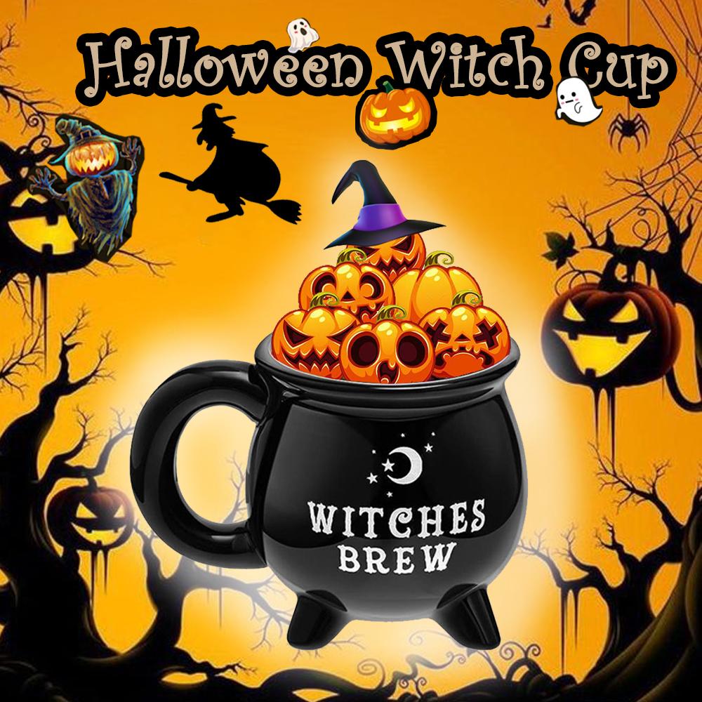 1 stk, Witch Brew-kaffekrus, 350 ml/11,8 oz keramiske kaffekopper, vannkopper, sommer-vinterdrikkevarer, bursdagsgaver