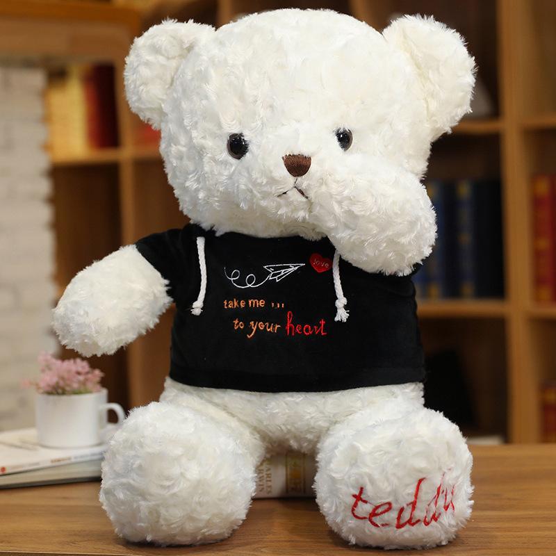 Clothes Teddy Bear Doll Plush Teddy Bear Sweater Hug Bear Doll Girl Soothing Ragdoll