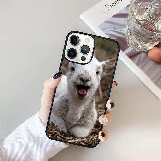Cute Baby Pygmy Goat Phone Case Cover For iPhone 17 Air 15 16e 14 13 12 Pro Max 11 Pro Max Plus Coque Shell