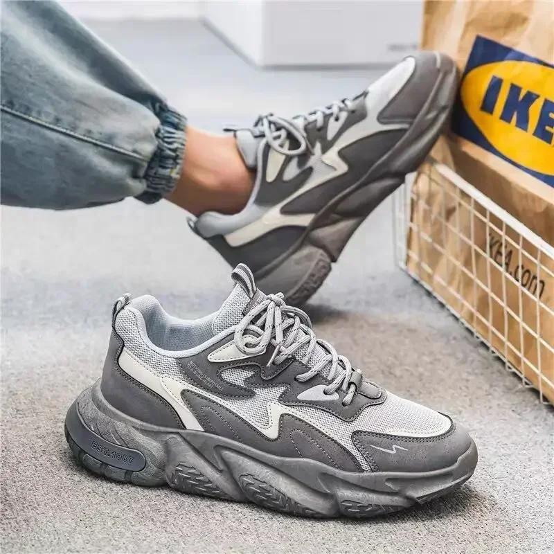 Luxury Mens Sneakers Branded Men's Casual Sneakers New Quality Shoes for Men Outdoor Fashion Platform Shoes Tenis Masculino