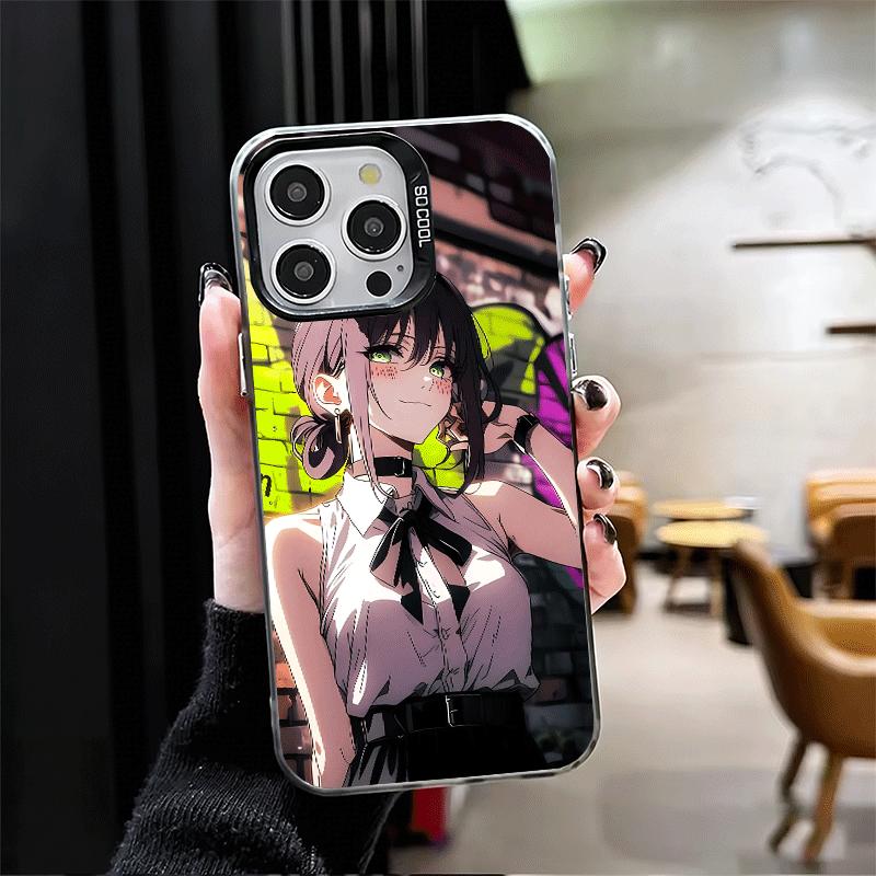 Anime Character R-Reze CSM Soft Phone Case for iPhone 15 16 17 Pro Max 17Air 16E 14 Plus 13 12 Mini Shockproof Cover Back Shell