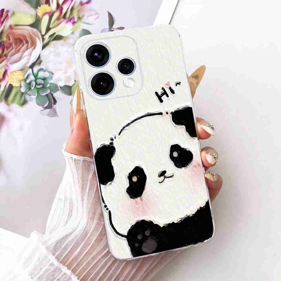 Para Oppo Reno15 5G Funda Flor Colorida Silicona Suave Cubierta Trasera Para Oppo Reno15 Reno 15 5G CPH2825 Carcasa de Teléfono Fundas