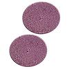 2 Peças Porta-Copos de Carro Antiderrapantes com Strass Suportes de Copo de PVC para Veículo Auto Impermeável Almofadas de Copo Porta-Copos de Bebida Antiderrapante para Carro