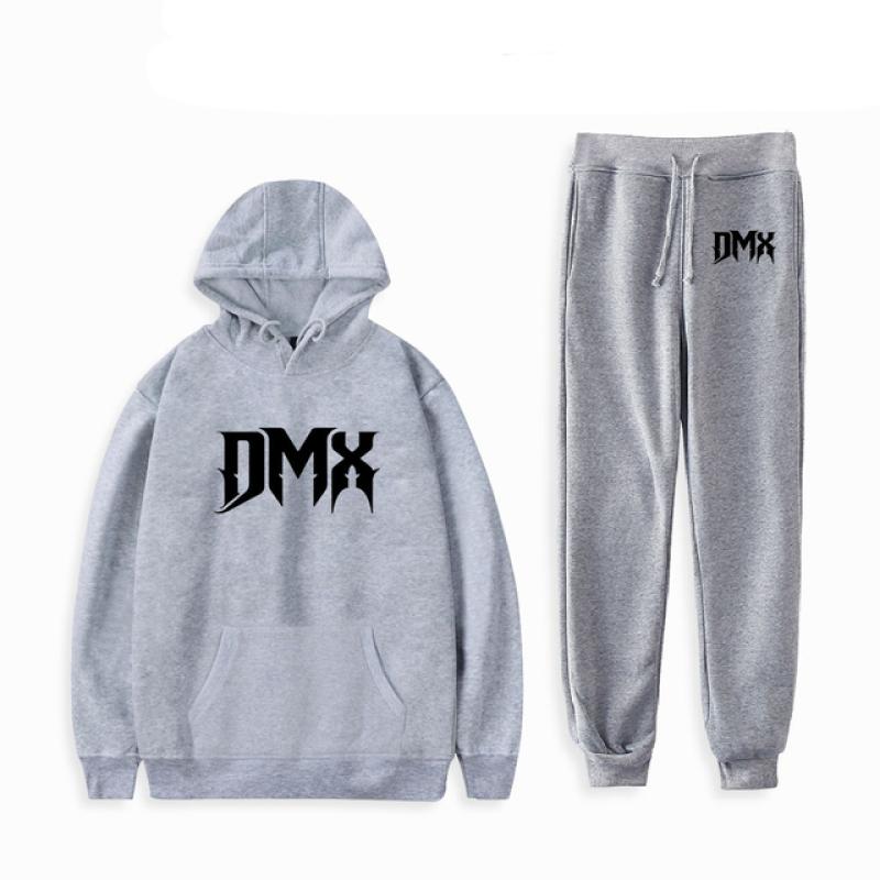 American Rapper DMX Print Männer Frauen Sweatshirt Set Casual Hoodie Und Hosen 2 stücke Sets Übergroßen Trainingsanzug Mode Unisex Kleidung