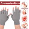 Fingerless Arthritis Compression Gloves Nylon Open-Finger Arthritis Gloves for Relieve Arthritis Rheumatoid