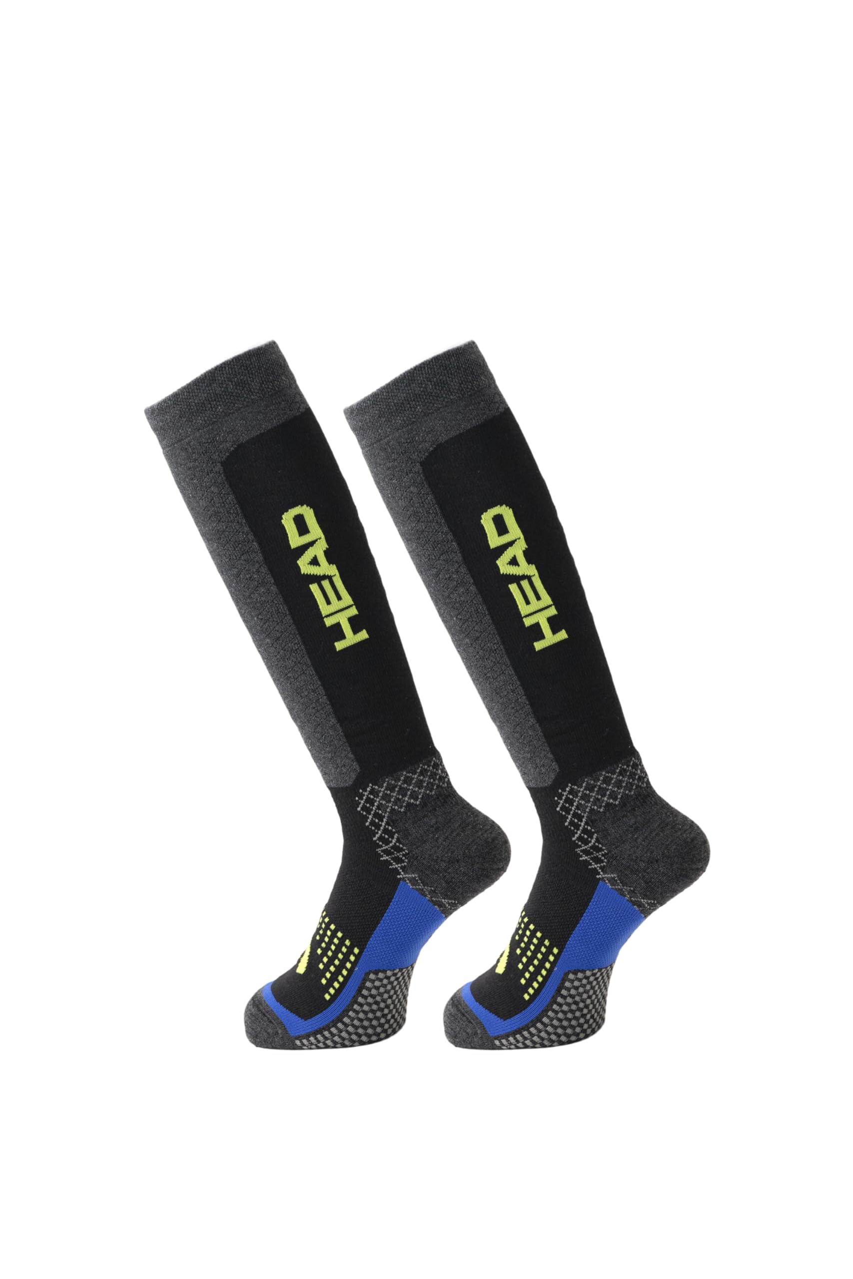 

HEAD Thick Winter Socks for and Outdoor Sizes 1 Pair Men s Skiing, Snowboarding, Activities, 25-28cm, Black, чёрный