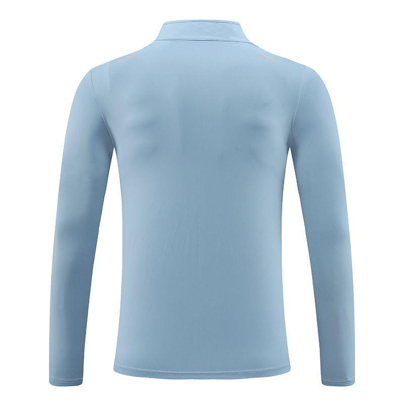 Men's Quick-Dry Half-Zip Long Sleeve Sports T-Shirt - 2024 Spring/Autumn Running & Fitness Apparel