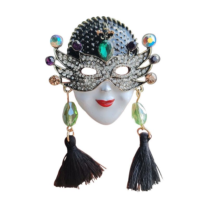 Temu Alloy Corsage Women'S Glass Exquisite Brooch Accessories