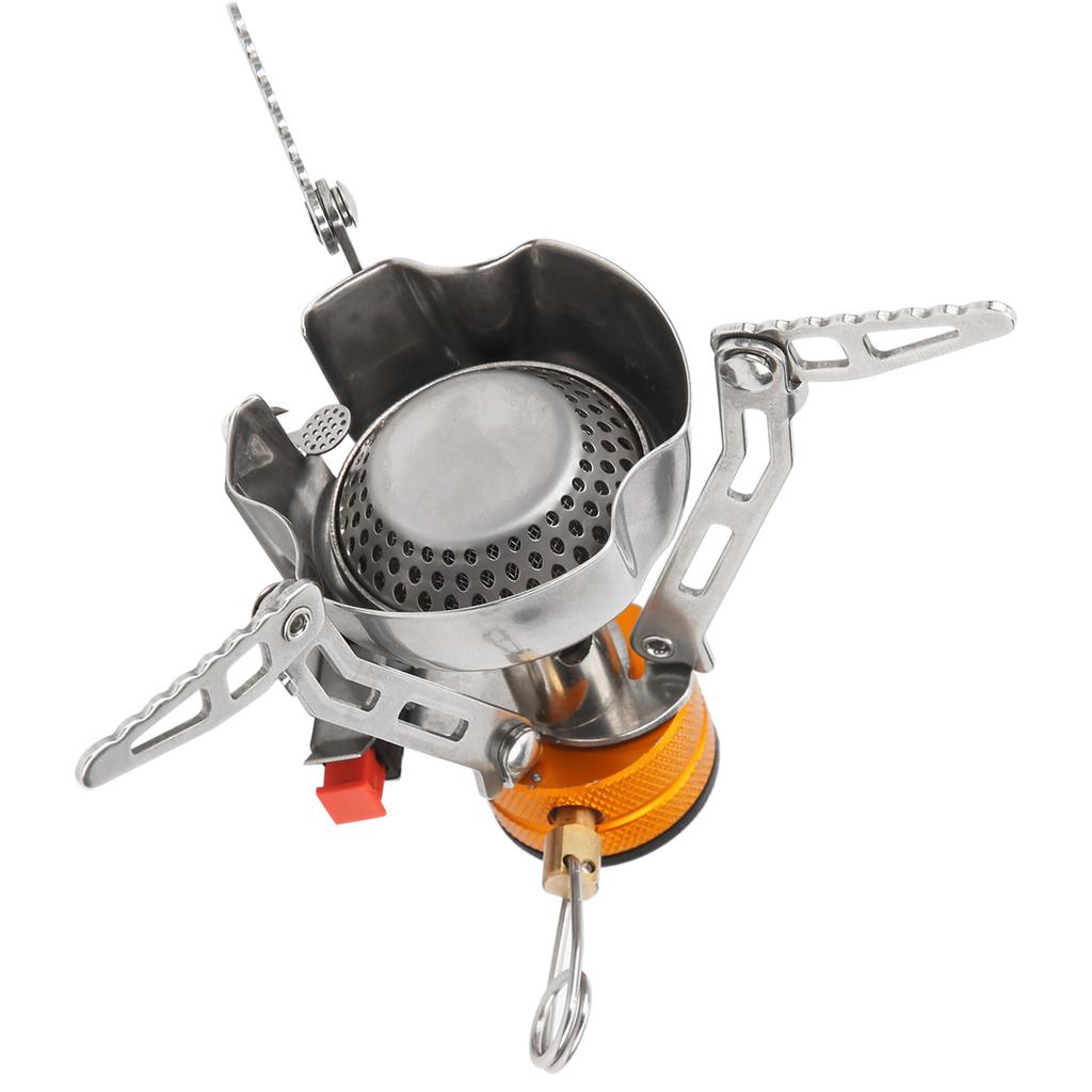 Mini Camping Oven Stove Outdoor Portable Windproof Gas Stove Foldable Picnic Burner