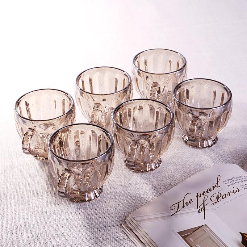 Creative Heat-Resistant Glass Teacup with Handle