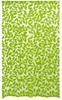 SunnyDayFabric Noren Woody Scandinavian Style Green 88cm Wide X 150cm Long Leaf Pattern (Japanese Curtain) Approx.