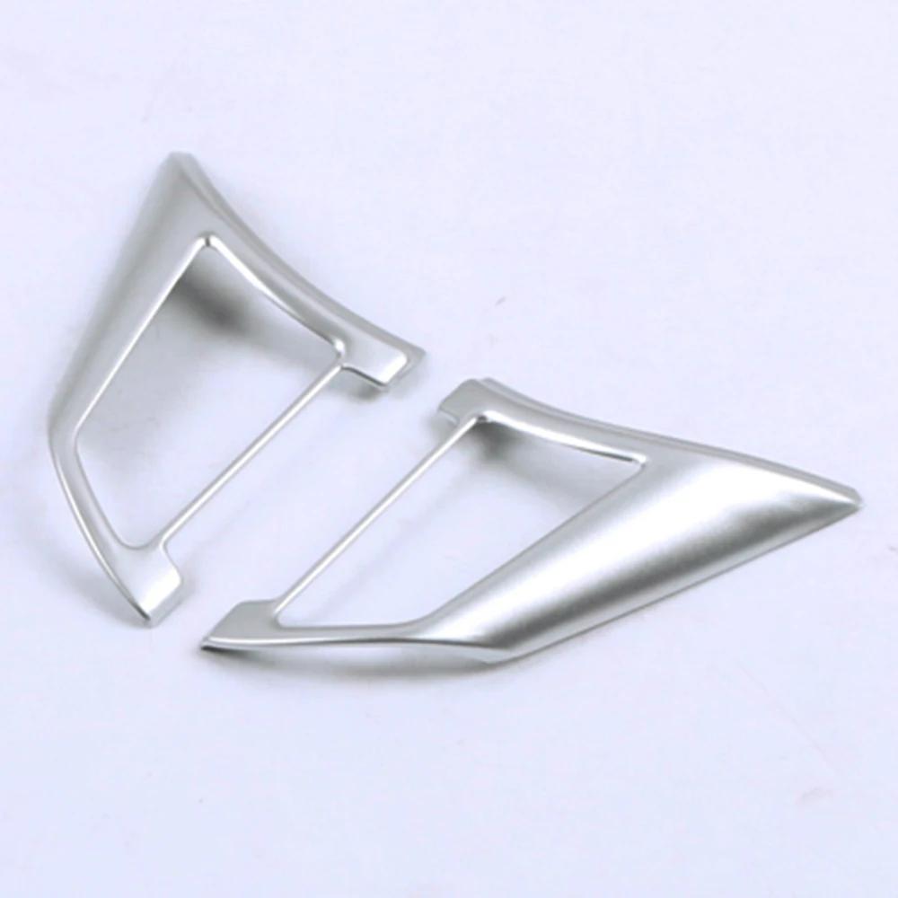 För Nissan Juke 2019 2020 Bil Ratt Omkopplare Knapp Paljetter Skydd Interiör Dekorera Trim Tillbehör Matt Silver Klistermärke