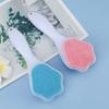 Silicone Cat Claw Facial Cleansing Brush with Long Handle for Makeup Removal