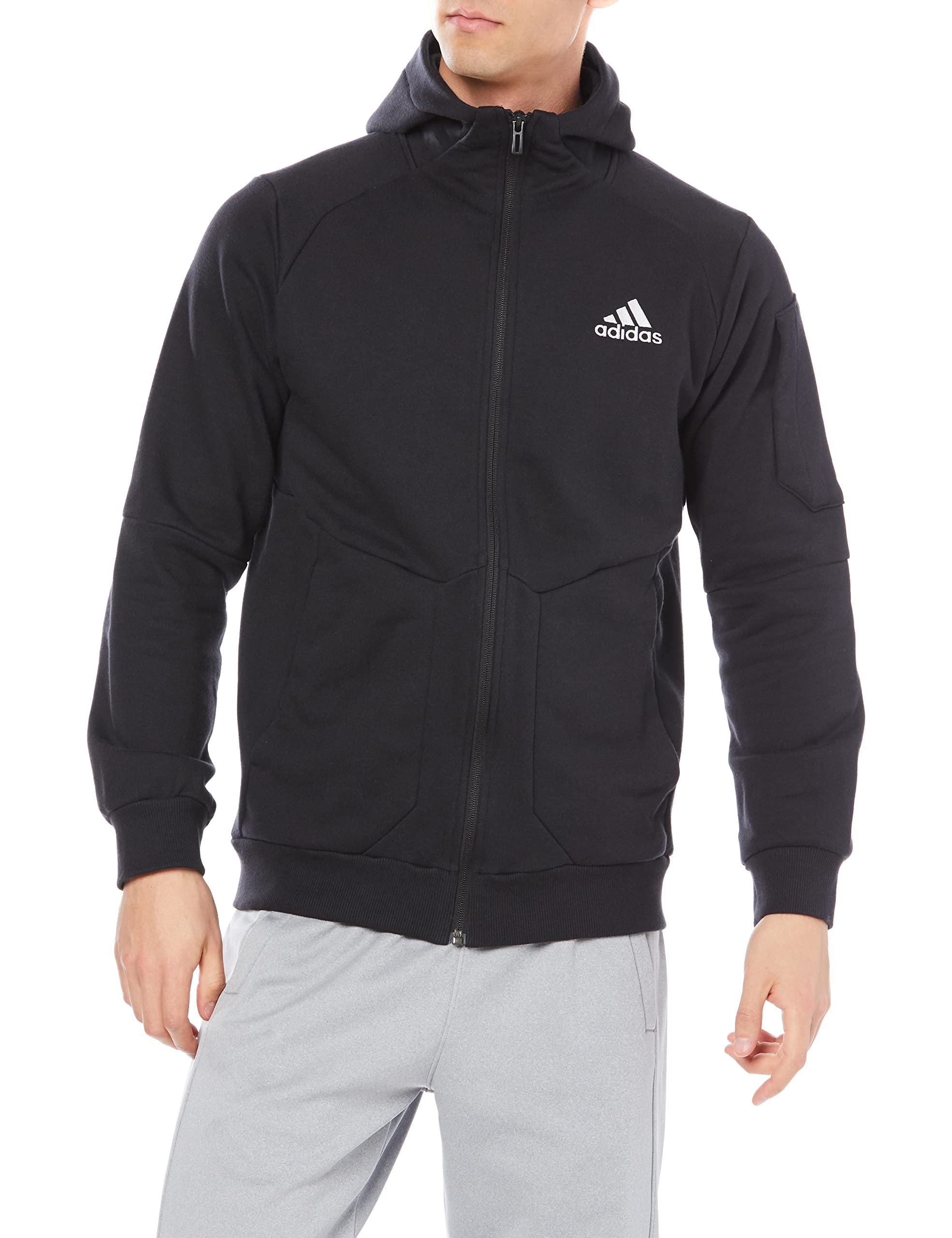 

Худи на молнии Adidas Essentials4Gameday черного цвета, размер мужской, (HE1811), Дж/С