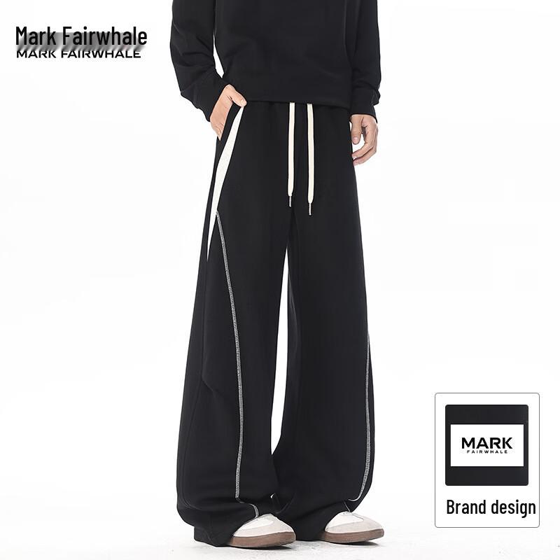 

Mark Fairwhale Men s American Style Loose Straight-Leg Sweatpants 2XL