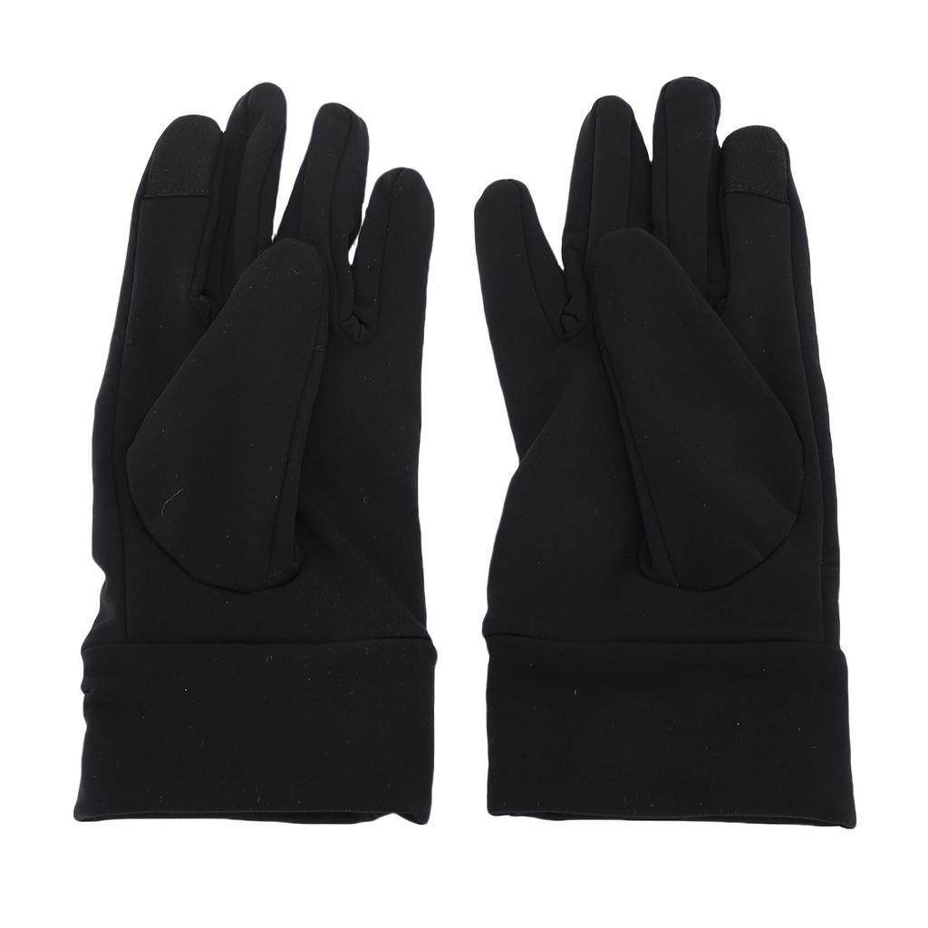 Ski Mittens for Men Women Cold Weather Warm Snowboarding Mittens Snow Sports Mitts Gloves with Inner 5 Fingers Gloves Black and White XL