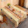 Fabric Tablecloth Waterproof Bohemian Style Home Rectangular Tassel Tablecloth Ins Style Tablecloth