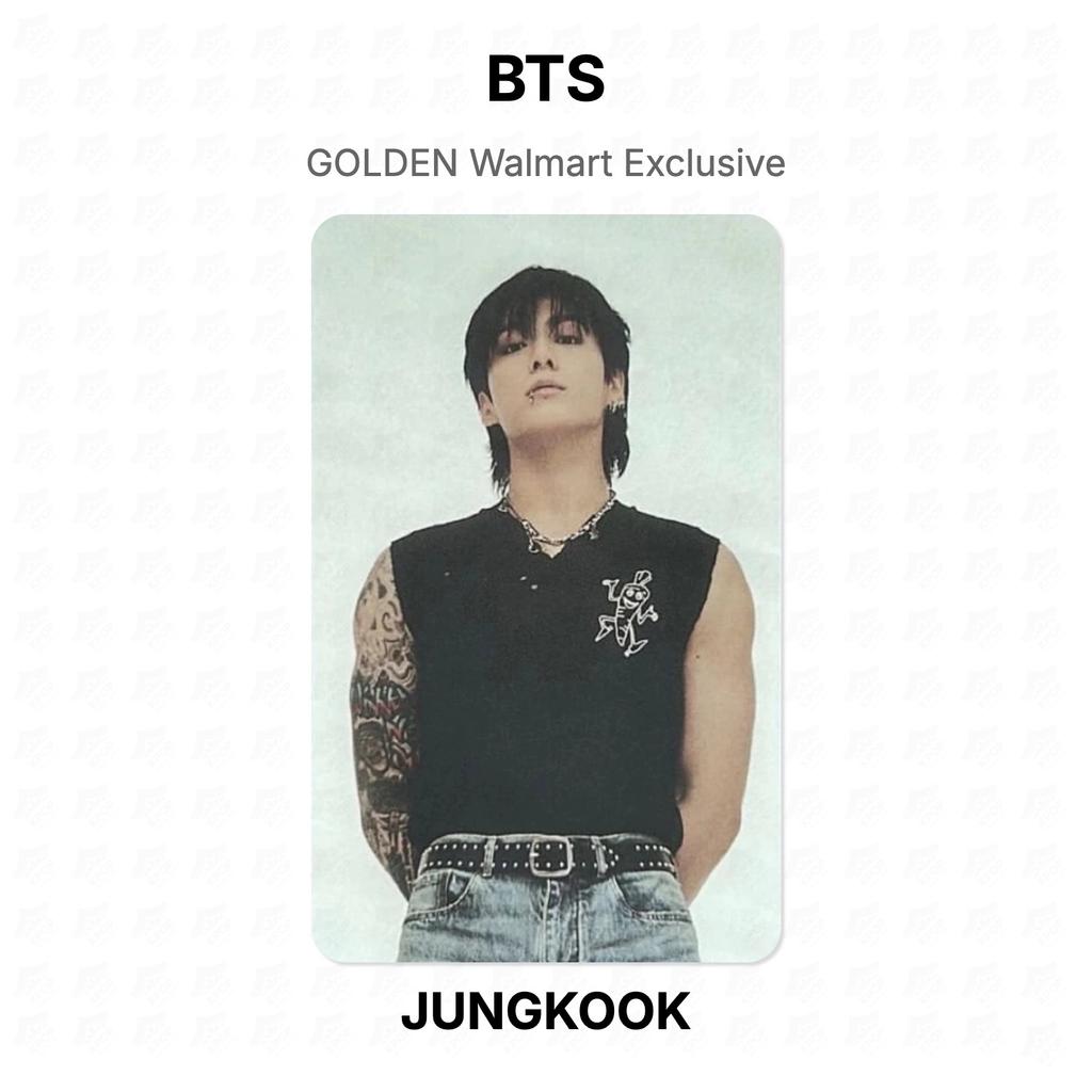 BTS GOLDEN Walmart Exclusive Official Photocard