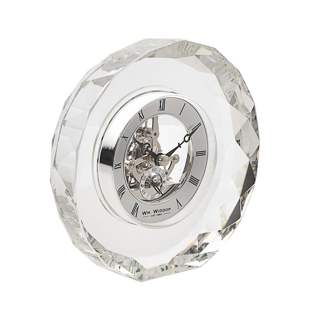 William Widdop Crystal Mantel Clock