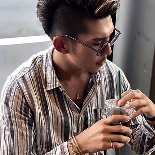 July Hawaiian Jewelry Necklace, Plate, Scroll, Wave, Cubic Zirconia, Hypoallergenic, Surgical Stainless Steel, Gold, 40cm-45cm