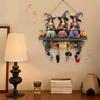 Halloween Witch 2D Flat Decoration 25CM * 22CM Outdoor Courtyard Scene Wooden Keyframe Decorative Pendant Accessory