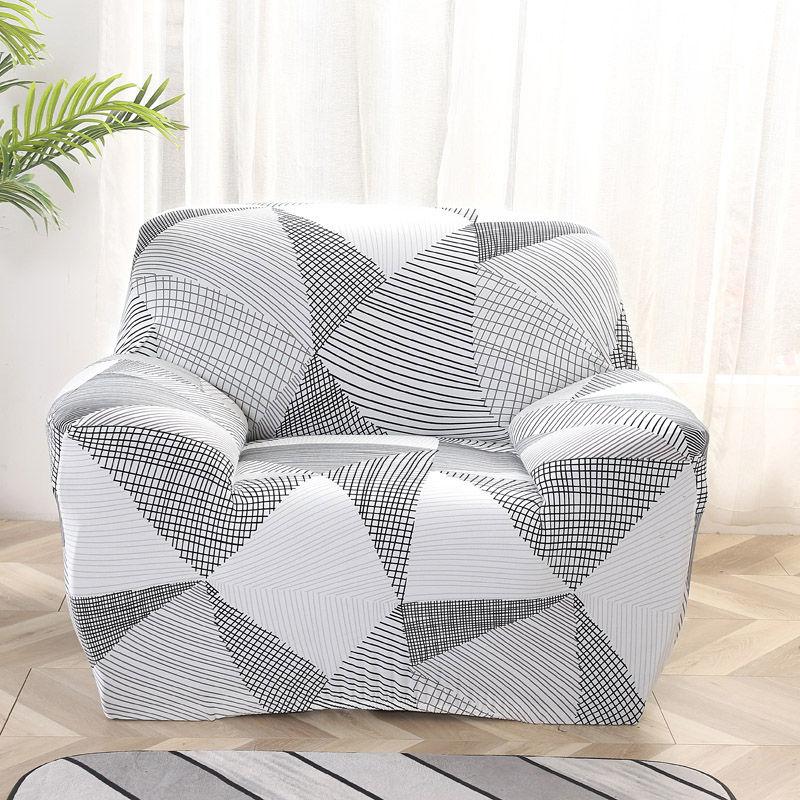 Armchair Cover Elastic Sofa Cover Cotton Stretch Sofa Covers for Living Room Copridivano Slipcover for Single Sofa Couch Cover