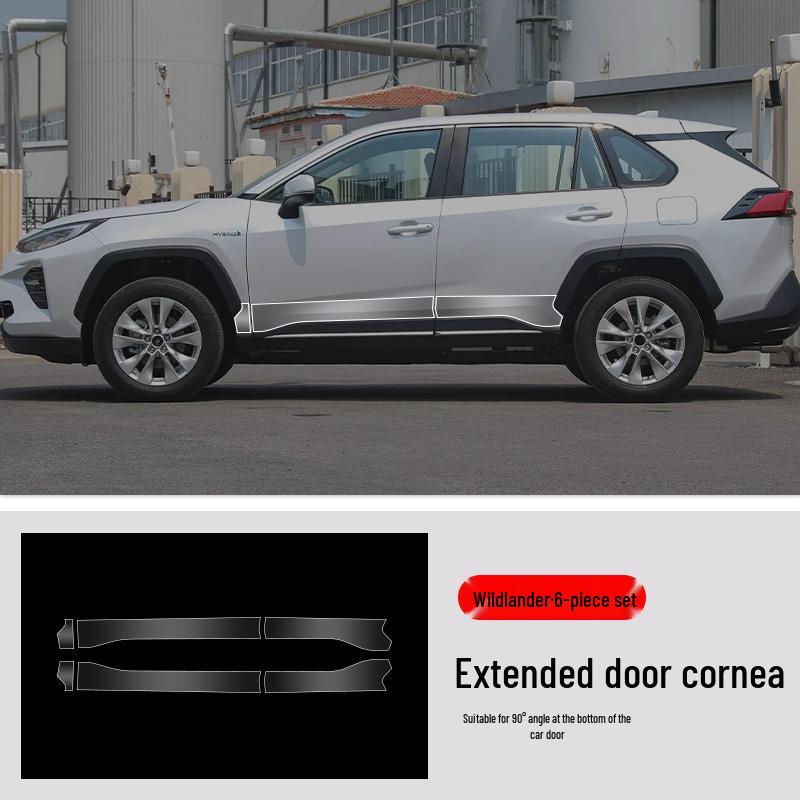 Toyota Venza Dörrhörn TPU Reptålig Film - Skydd för Fram- och Bakre Triangel.