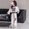2024 Spring Fashion Girls' Loose Two-Piece Sportswear Set for Medium and Large Children.