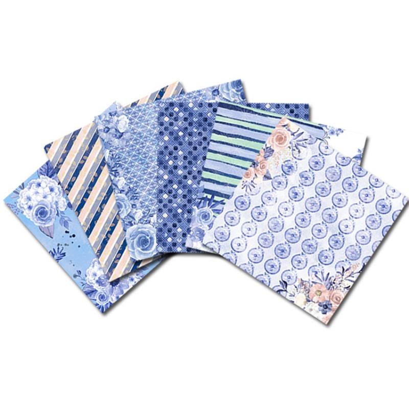 24 Sheets Cardmaking Paper Themed Single-sided Patterns Scrapbook Printing Decorative Paper Craft Paper Photo Album Decor