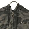 1piu1uguale3 RELAX Camouflage Long Sleeve Zip Hoodie S Gray Sweat Men's Used