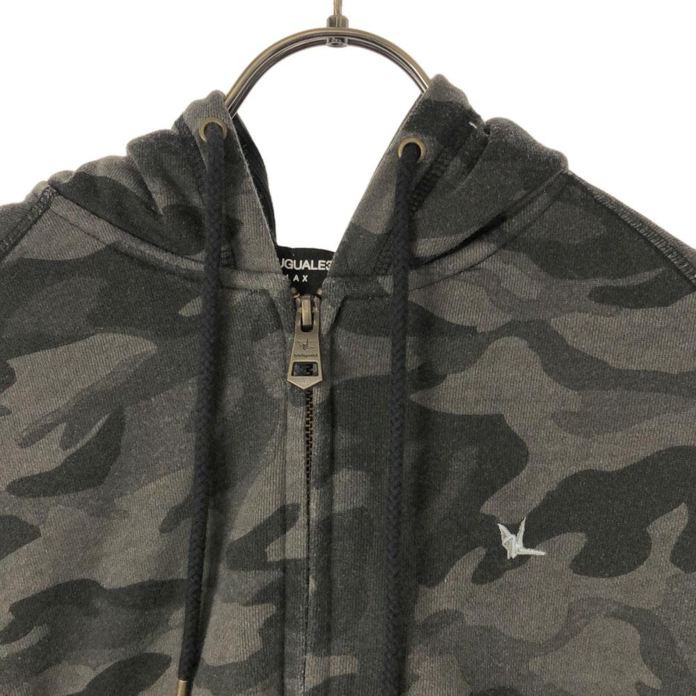 1piu1uguale3 RELAX Camouflage Long sleeve Zip hoodie S Gray sweat Men's Used