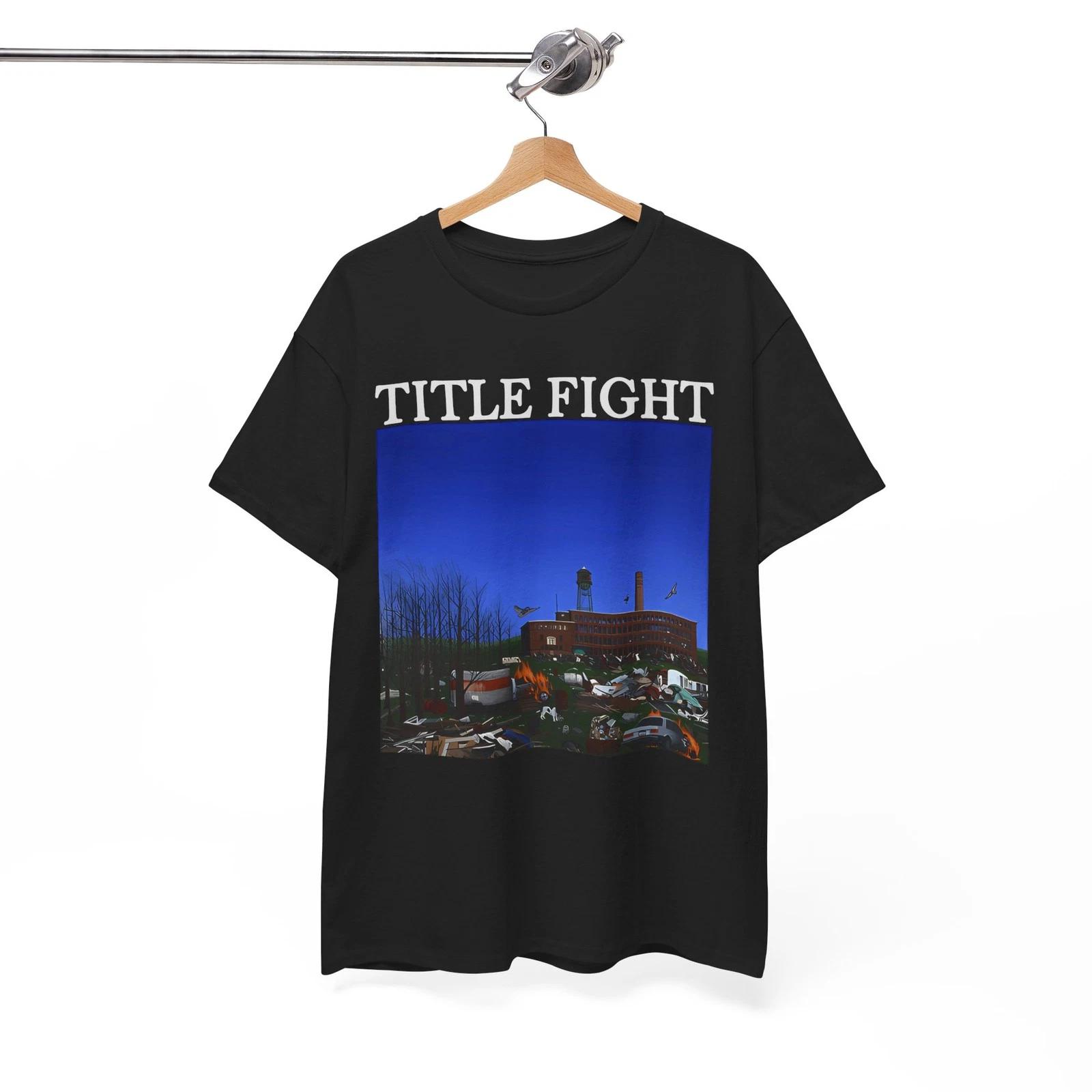 Футболка Title Fight, Футболка с альбомом Shed, Футболка музыкальной рок-группы, Унисекс футболка S