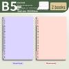 Morandi Colors Detachable Coil Notebook - B5, A4, A5 - Student-Friendly, High-Quality Loose-Leaf Design