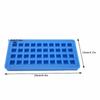 Reusable 40 Grids Ice Tray Square Shape Food Grade Silicone Candy Mold Dishwasher Safe Non Stick Ice Cubes Maker Kitchen