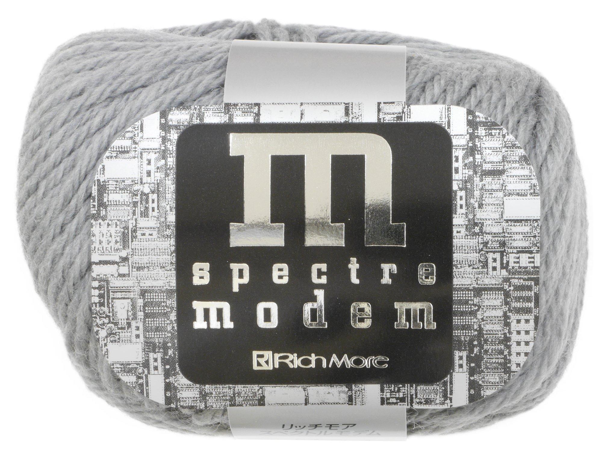 

Hamanaka Richmore Spectrum Modem Extra Set of 10 2098 Yarn, Thick, Col. 57, Gray, 40g, Approx. 80m, Balls,