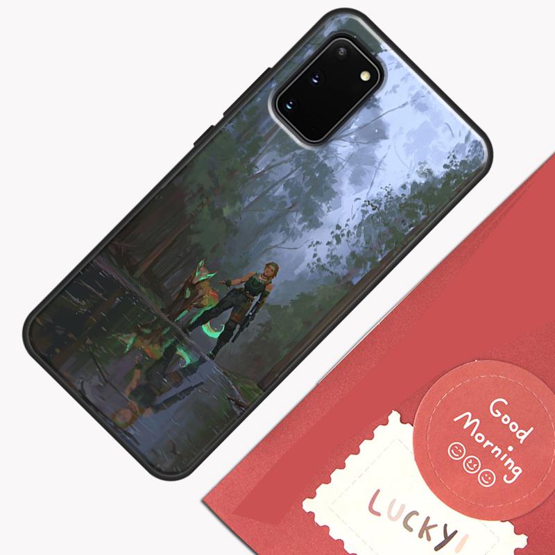 Valorant Game Case For Samsung Galaxy S22 S21 S23 Ultra Note 20 S8 S9 S10 Note 10 Plus S20 FE Back Cover