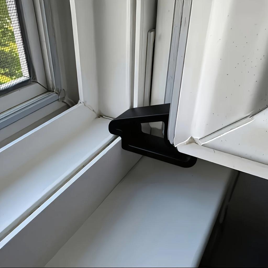 1/2 Pcs New Window and Balcony Door Stopper,Heavy Duty Window Stopper,Non-Slip ,Secure Grip,Windproof,Plastic Window Stop Block
