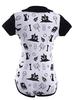 LittleForBig Adult Romper with Peter Pan Collar, Solid Sleeves, Cotton Pajamas, Size XL